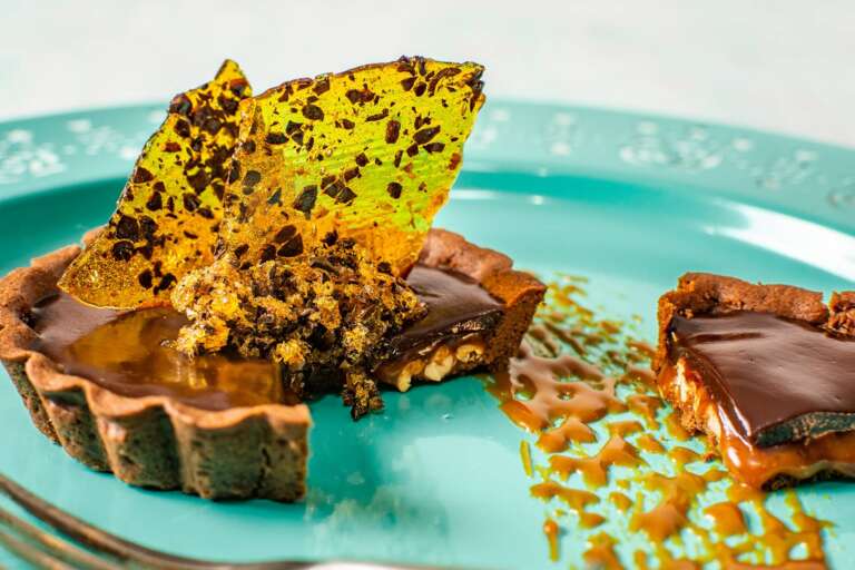 Mousse de chocolate horneada en dos tiempos