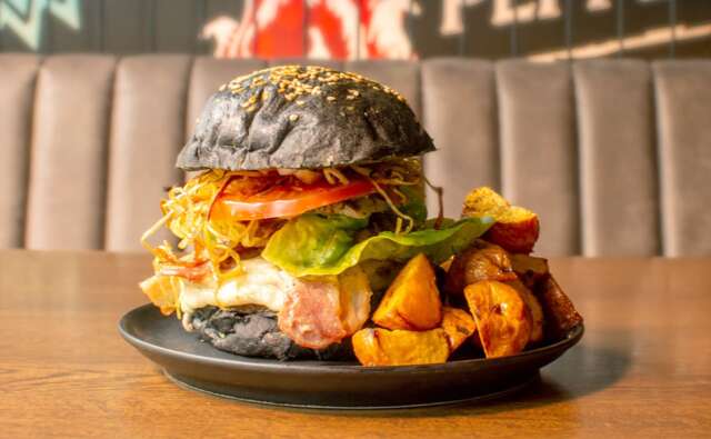 Hamburguesa-a-la-parrilla Hamburguesa a la parrilla