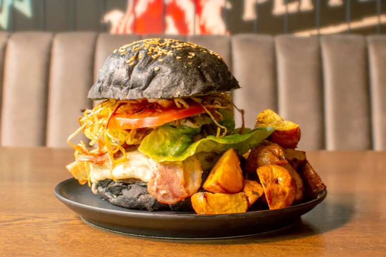 Hamburguesa-a-la-parrilla Hamburguesa a la parrilla